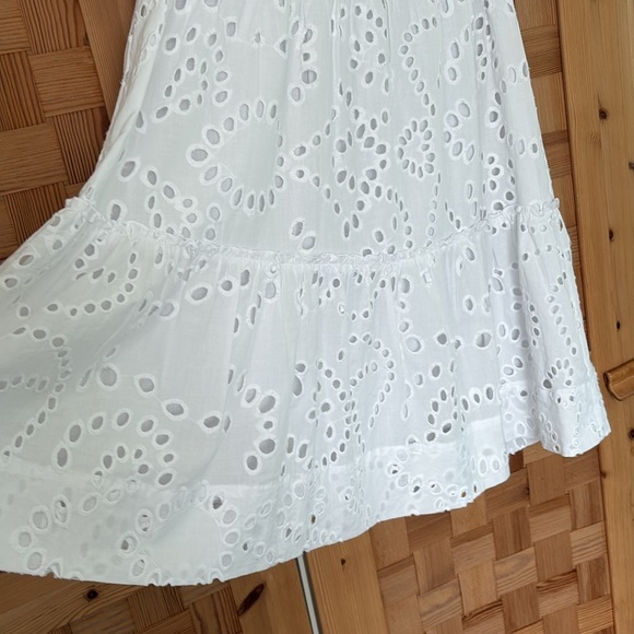 Tuckernuck Palmer White Eyelet Mini Dress XS - Picture 10 of 15